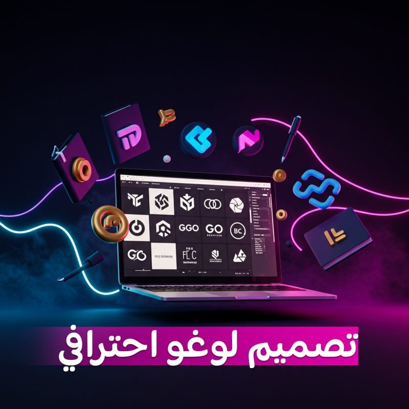 تصميم وإنشاء ( لوجو ) احترافي لمشروعك ولحسابات مواقع التواصل الاجتماعي